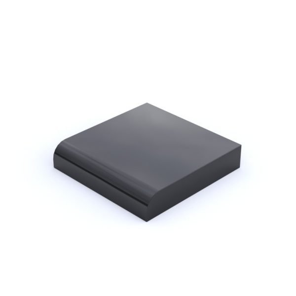Placa lisa borde curvo Placa lisa borde curvo