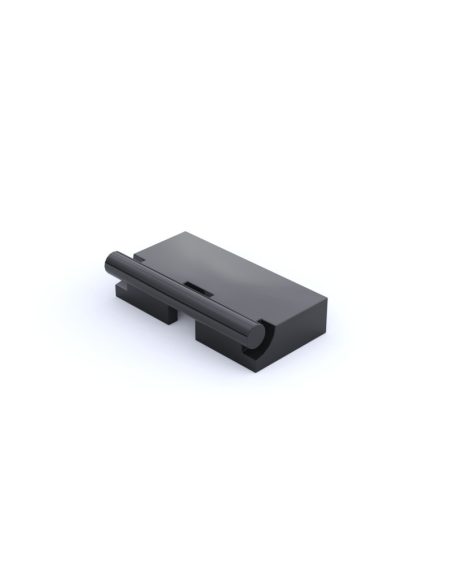 Placa bisagra macho 1x2