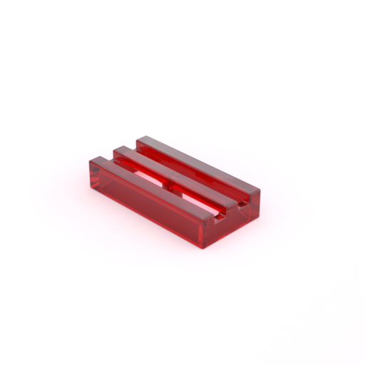 Placa rayada horizontal