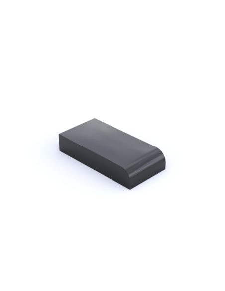 Placa lisa 1x2  c/radio Placa lisa 1x2  c/radio