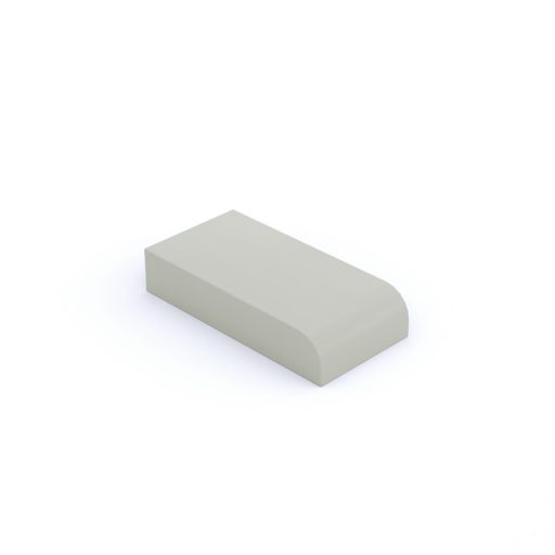 Placa lisa 1x2  c/radio