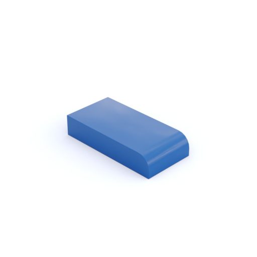 Placa lisa 1x2  c/radio