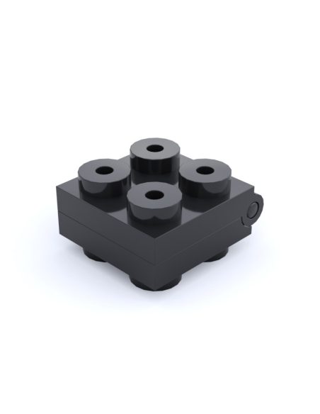 Placa bisagra 4 ptos. macho-macho Placa bisagra 4 ptos. macho-macho