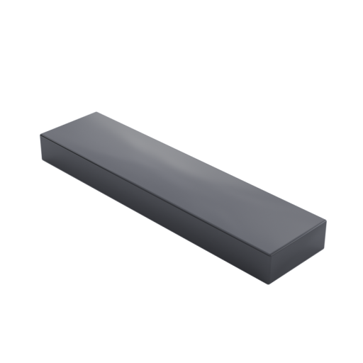 Placa lisa 1x4