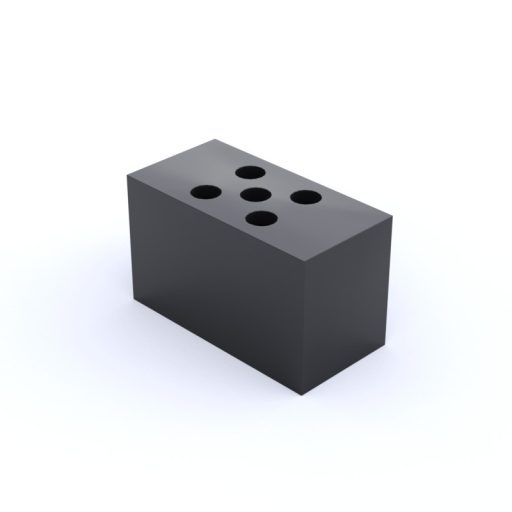 Base mástil 1x2