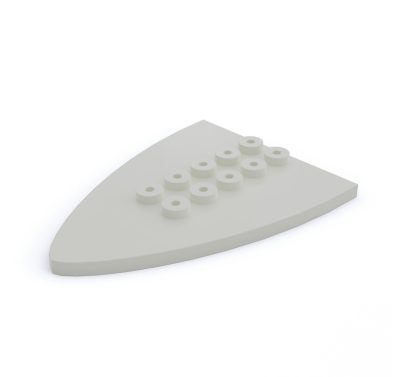 Placa de proa 6 ptos.