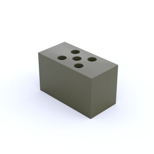 Base mástil 1x2