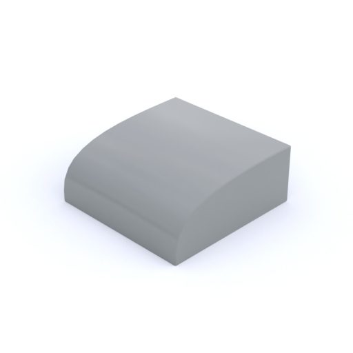 Baldosa curva superior 2x2
