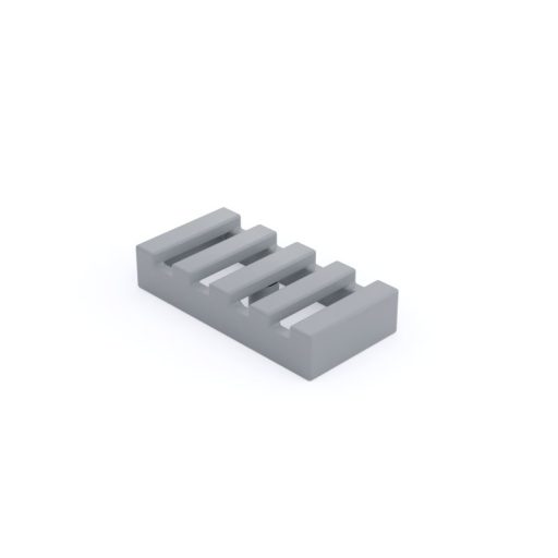 Placa rayada vertical