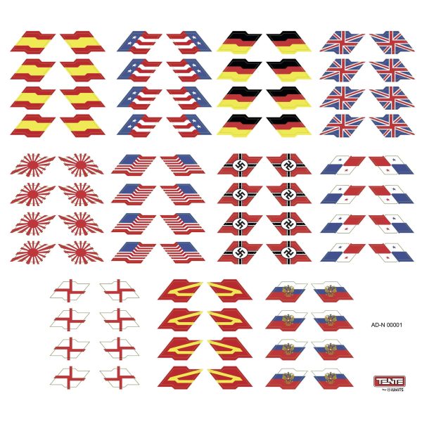Banderas (adhesivos) Banderas (adhesivos)