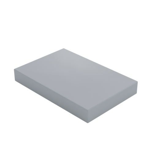 Placa lisa 2x3