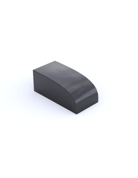 Baldosa curva superior 1x2