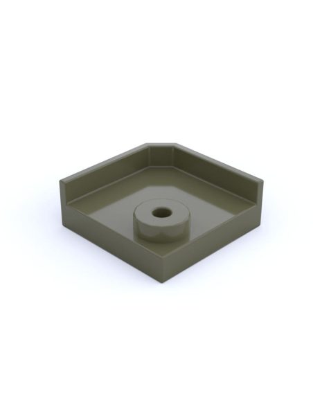 Placa barandilla esq. 2x2