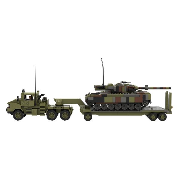 Leopard 2 A6 + Transporte pesado