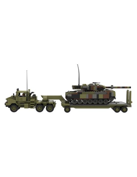 Leopard 2 A6 + Transporte pesado