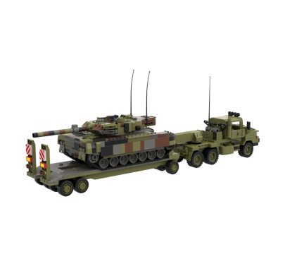 Leopard 2 A6 + Transporte pesado
