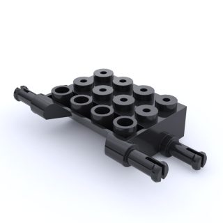 Bloque eje Oruga 3x4
