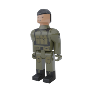 Minifig Artillero De Tanque