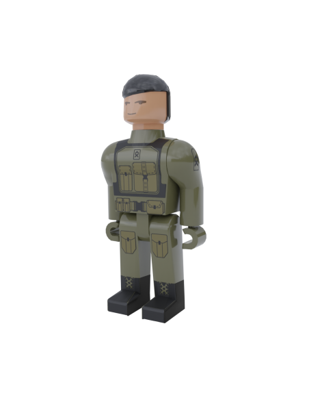 Minifig Artillero De Tanque