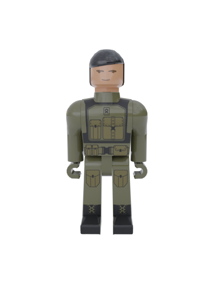 Minifig Artillero De Tanque