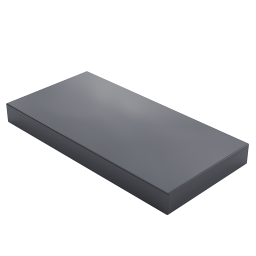 Placa lisa 2x4